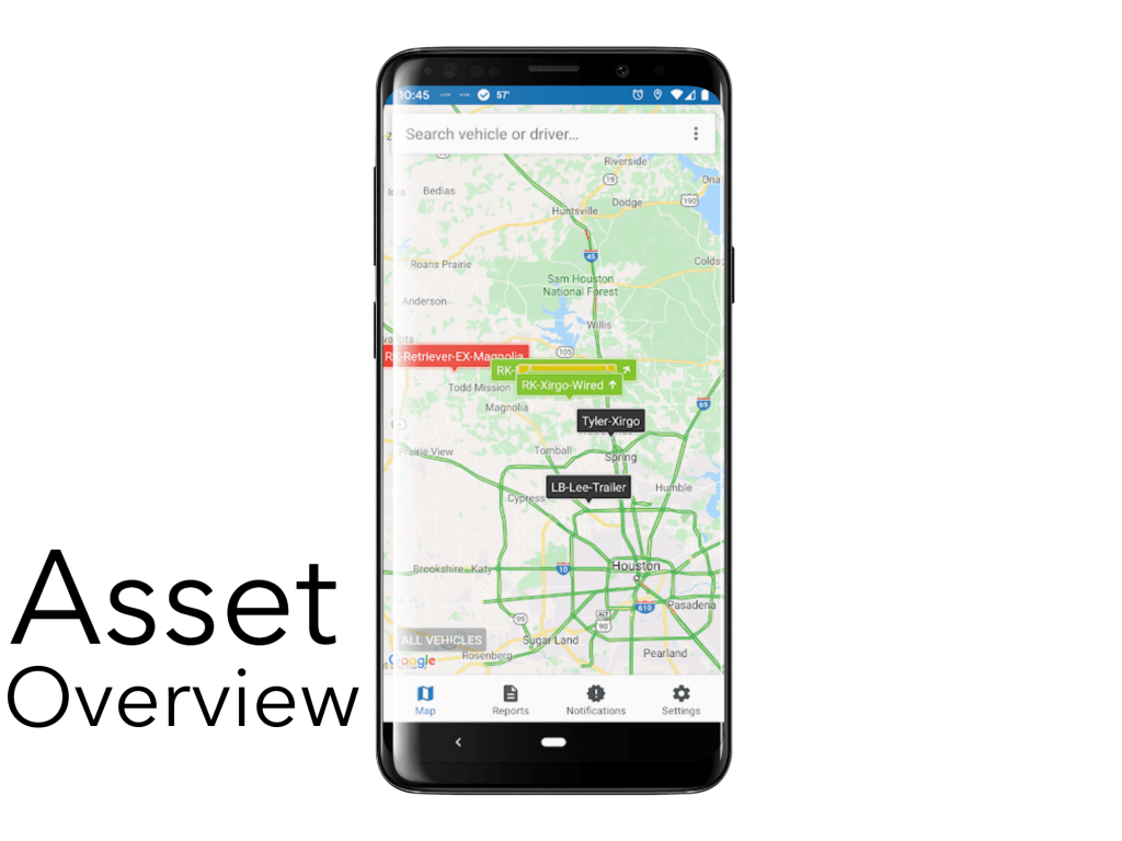 Fleet overview GPS