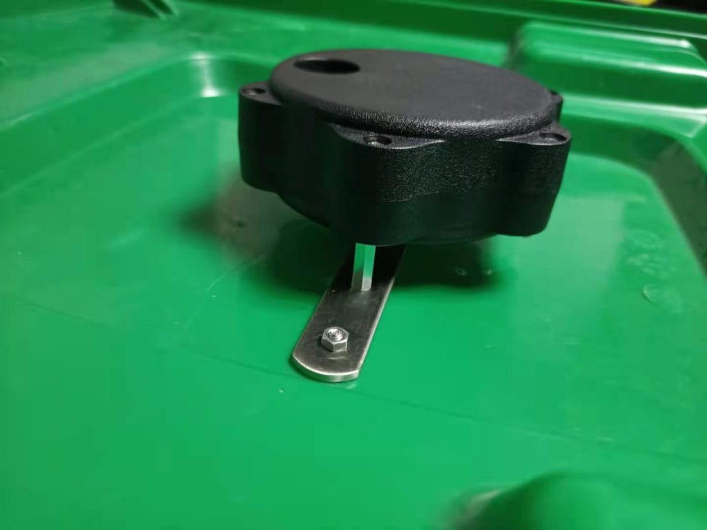 trash sensor level sensor install